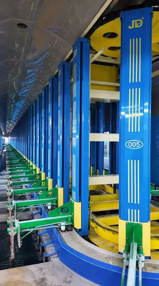 Vertical Lift Rack Zinc Plating Equipment for Reliable Metal Finishing